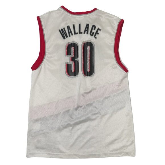 Reebok Portland Trail Blazers #30 Wallace Jersey M - Picture 2 of 8